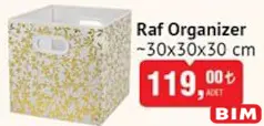 RAF ORGANİZER 30X30X30 CM RAF ORGANİZER 30X30X30 CM